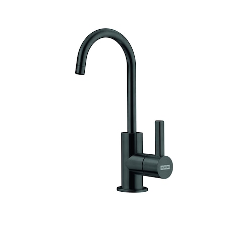 Franke 8.75-In Single Handle Cold Water Filtration Faucet In Industrial Black,  UNJ-FW-IBK